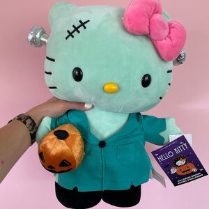 Viral Plush hello kitty Frankenstein kitty.